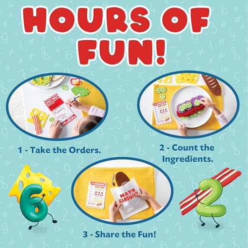 Math Sandwich Juego de Mesa para Niños 3+ miniatura 6