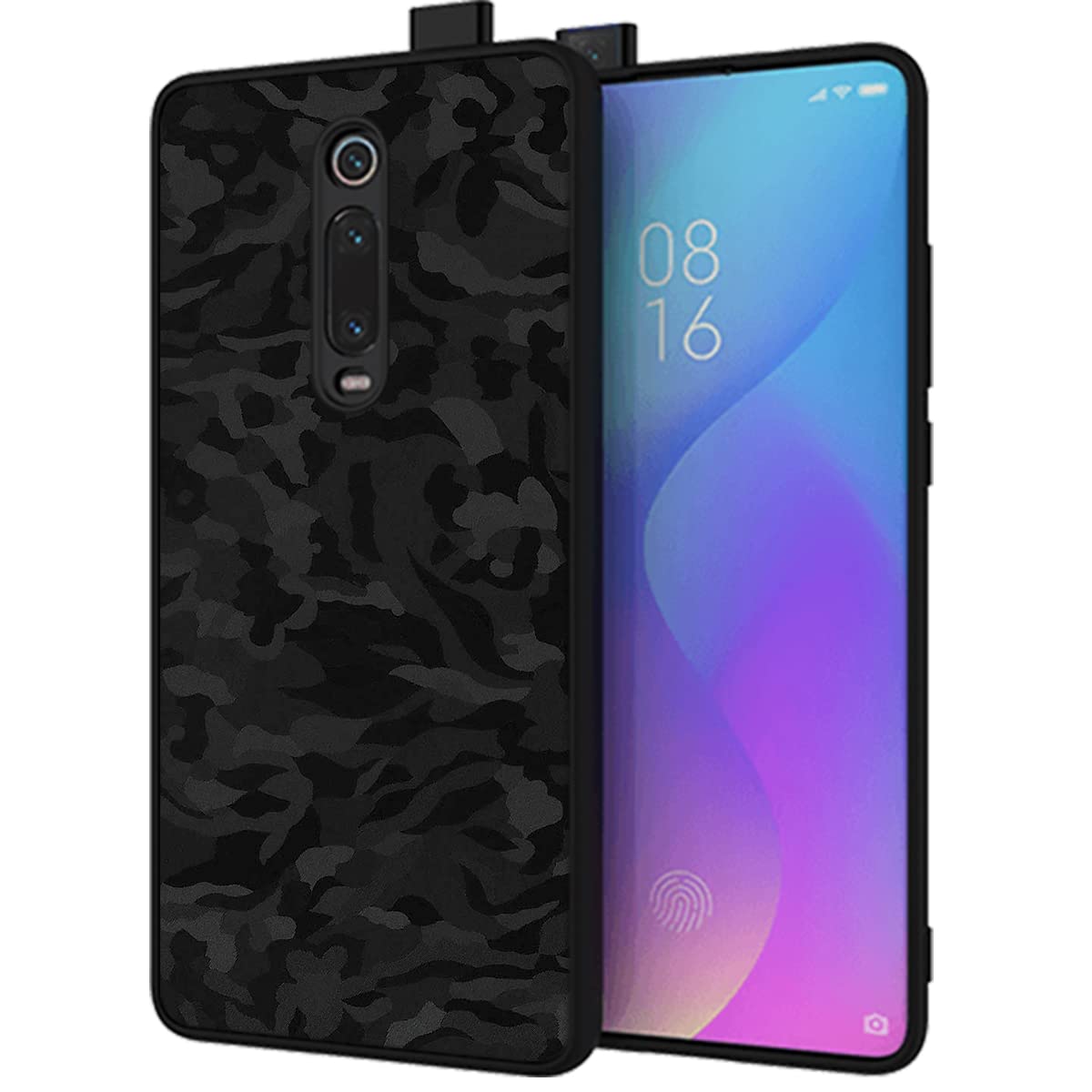 RIGGEAR Sleek Redmi K20 / K20 Pro Back Cover Case For Mobile (Tpu+Pc | Black Camo) (B09XR587DT) Amazon Price History, Amazon Price Tracker