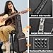 GIGKOUKI 3/4 Size 36 Inch Acoustic Guitar Case Soft, Acoustic Guitar Bag 0.3 Inch Thicken Sponge Padded, Waterproof Gig Bag with Back Hanger Loop（36 inch）