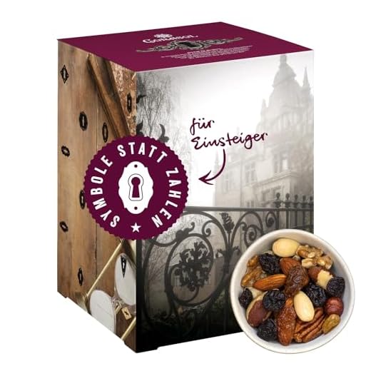 Corasol Escape & Snack Adventskalender für Einsteiger: Mord im Herrenhaus mit Nüssen & Snacks