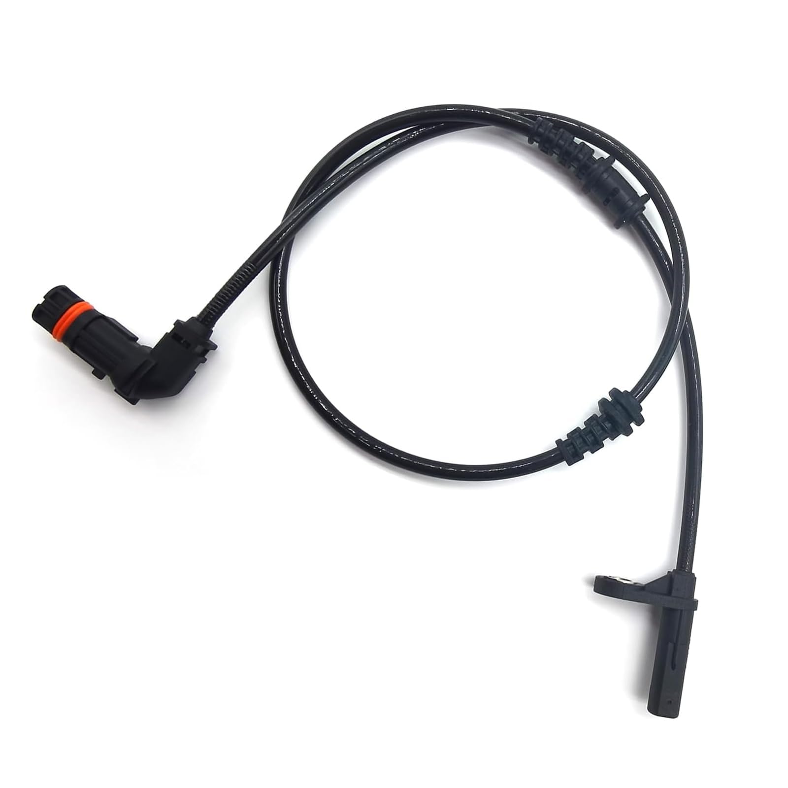 1 PC Car ABS Wheel Speed Sensor, ABS Anti-Lock Vehicle Brake Sensor Accessories, Replaces OEM Number 2049052905 Accessories, Compatible with Mercedes-Benz Models (Black)-image-25