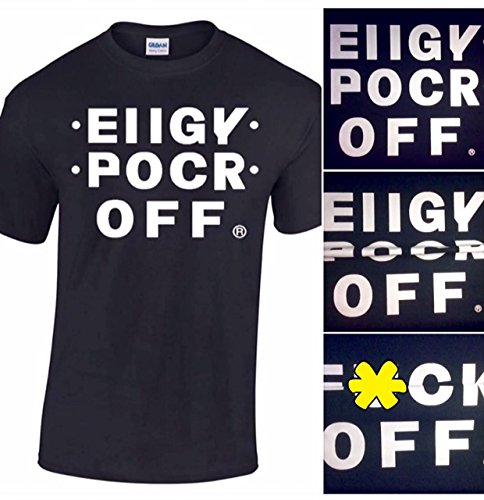 Fold Up Hidden Message (Fuck Off) T-Shirt4