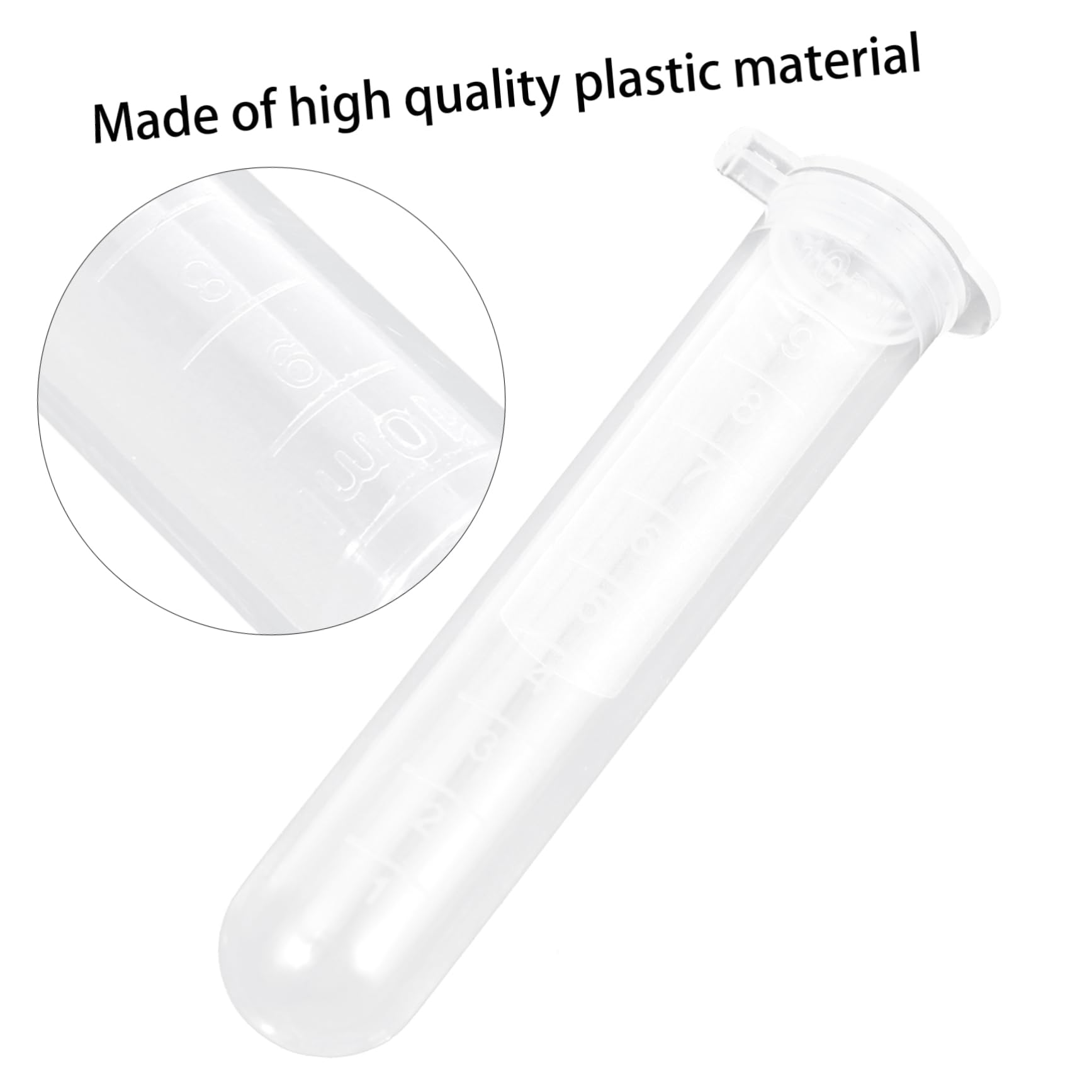 Alipis Provette da Centrifuga in Plastica 10ml Graduate 200 Pezzi | Alta Trasparenza, Misura Precisa per Campioni e Coloranti Alimentari, Usi in Biologia Molecolare
