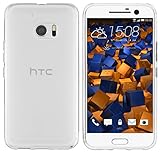 mumbi Hülle kompatibel mit HTC 10 Handy Hülle Handyhülle, transparent weiss