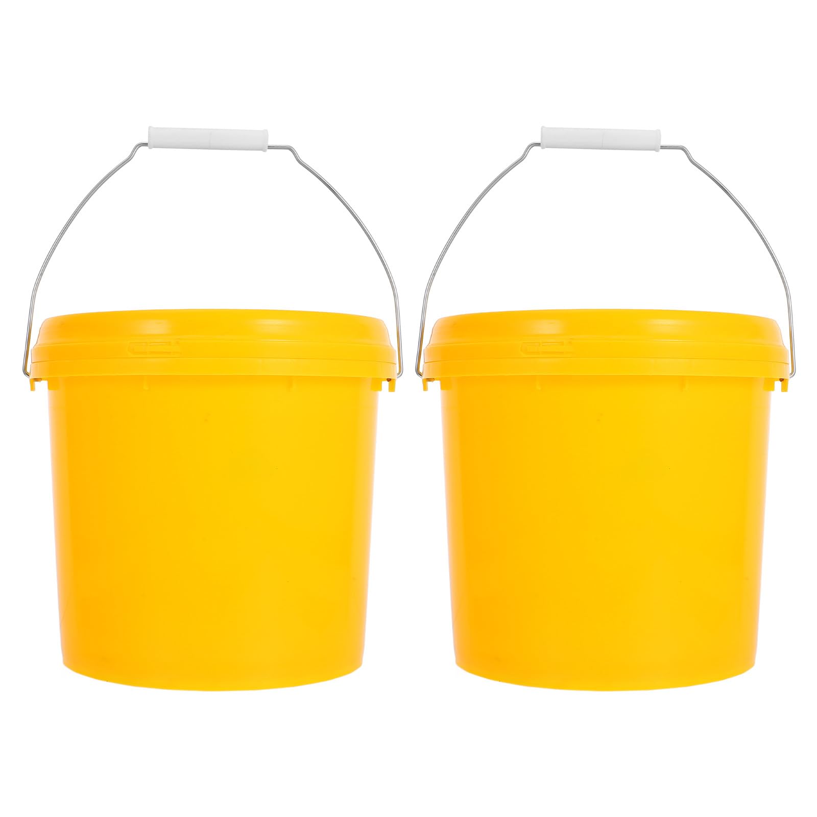 Seaux à eau portatifs en plastique Alipis avec couvercle 5L pour la maison