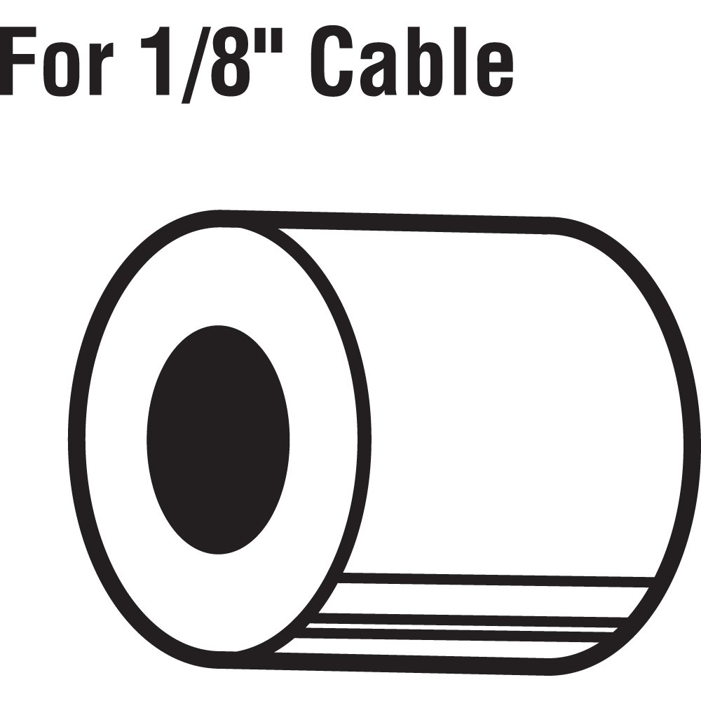 Prime-Line Products GD 12175 Cable Stops, 1/8