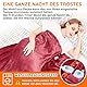 Heizdecke mit Abschaltautomatik, 130x180cm 10 Heizstufen 1~9 Stunden Auto-Off-Timer Überhitzungsschutz, Elektrische Wärmedecke Bett Wärme Decke ETL für Home & Office Schnelle Flanell Waschbar Rot