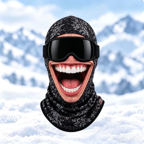 Balaclava Face Mask, 3D Funny Ski Face Mask - image 9