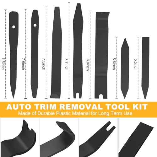 Image of 10Pcs Auto Trim Removal Tool No Scratch Plastic Pry Tool Fastener Removal