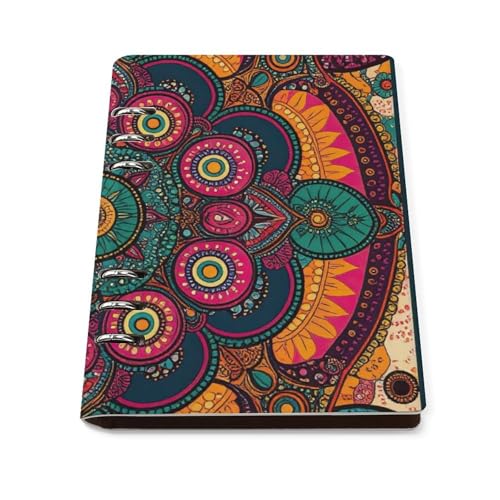 Carnet A5 rechargeable à motif mandala pour organiser vos journées
