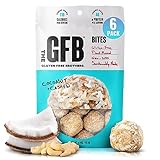 The Gluten Free Brothers Coconut Cashew Bites - Gluten Free Protein Balls – Non GMO, Soy Free, Vegan – Snack Size Plant Based Protein Energy Balls, 4 oz (6 Count)