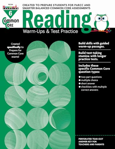 Newmark Common Core Reading Warm-Ups and Test Practice Book, Grade 6 (CC Warm-Ups)