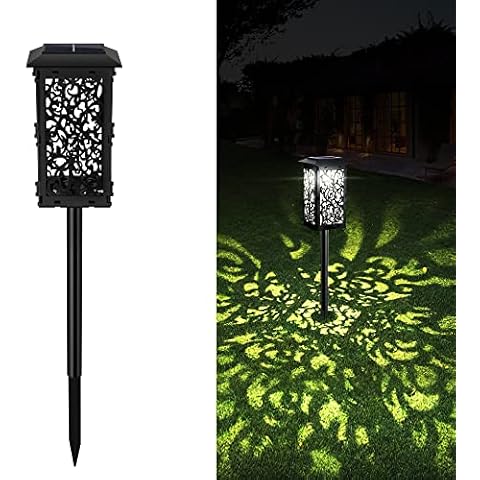 Solar Lights Outdoor Garden Path, Garden Lights Solar Waterproof IP65, Solar Pathway Garden Lights, 25 Lumens High Brightness, 11H Long Last Auto On/Off Lights, for Pathway, Yard, Lawn, Christmas Cover
