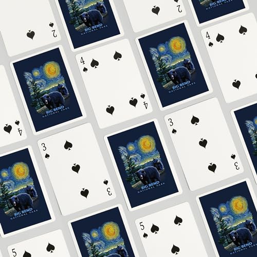 Baraja de poker Lantern Press Big Bend National Park 52 cartas miniatura 4