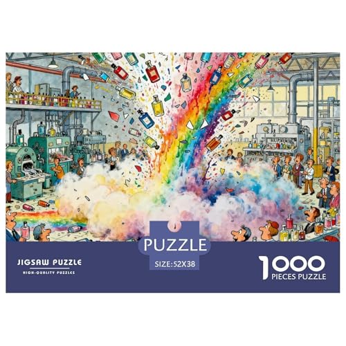 Fábrica de Perfumes Puzzle De Madera Impermeable Puzzles De 1000...