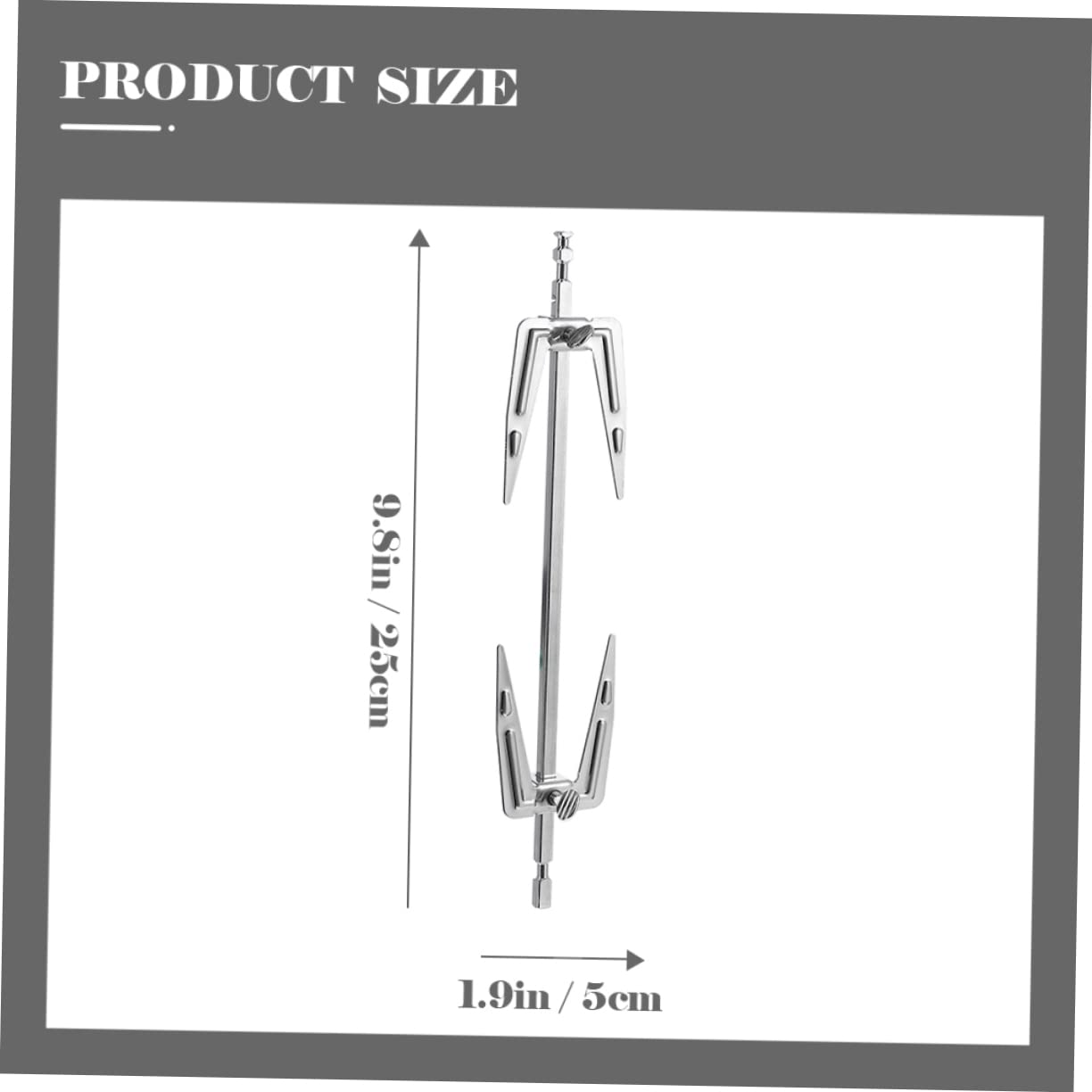 HEMOTON 3Pcs Stainless Steel Bbq Fork Durable Rotating Air Fryer Accessories for Chicken Meat Versatile Barbecue Tools for Grilling Roasting Easy to Use Install