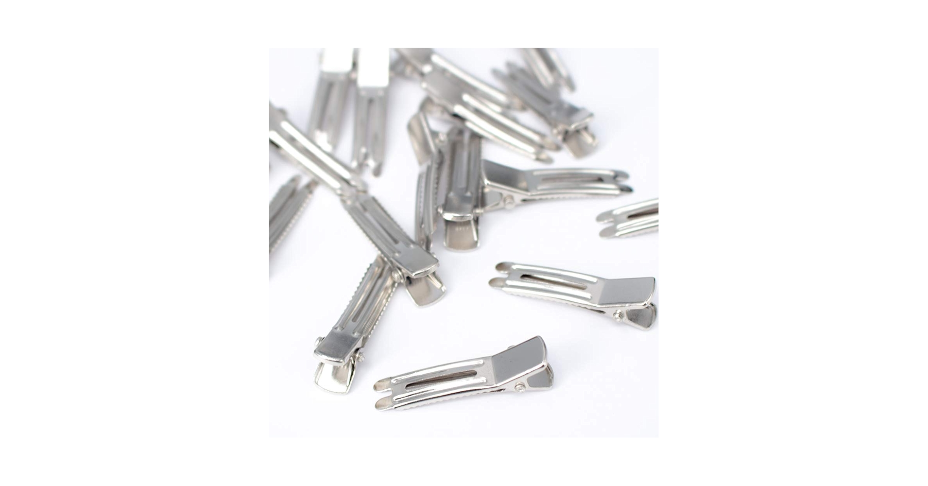 Amazon | やっとこピン クリップ 土台 シルバー 20個