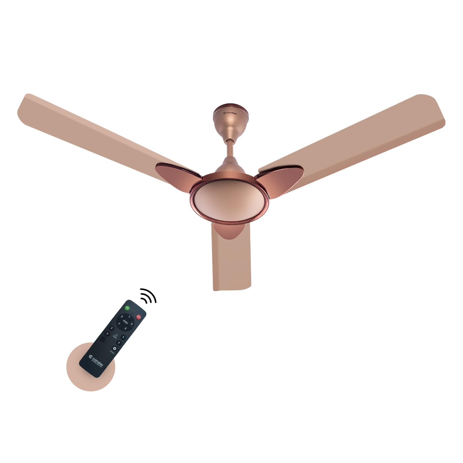 Candes Eco Zest BLDC Ceiling Fan 1200mm / 48 inch | BEE 5 Star Rated, Upto 65% Energy Saving, High Air Delivery & High Speed Ceiling Fans for Home | 2+1 Years Warranty | Broken Gold (B0BZJHLJ1K) Amazon Price History, Amazon Price Tracker