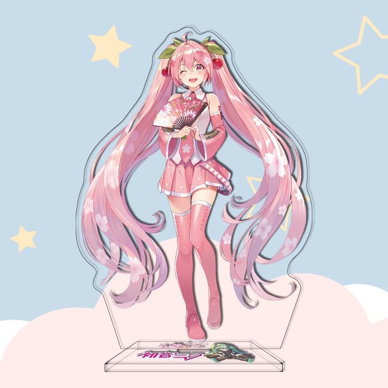 Amazon.co.jp: ミク アクリルスタンド 16cm 多種絵柄 桜ミク 雪