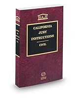 California Jury Instructions Civil Baji Fall 2017-2018 Pamphlet 0314870032 Book Cover