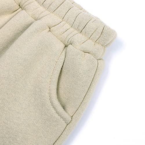 Image of MYGBCPJS Youth 2PCS Jogger Outfits Set Fleece Hooded + Sweatpants Boys Girls Athletic Sweatsuits Pullover Clothes
