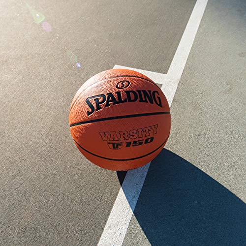 Image of Spalding Varsity TF-150 Outdoor Basketball 27.5 inch, Orange
