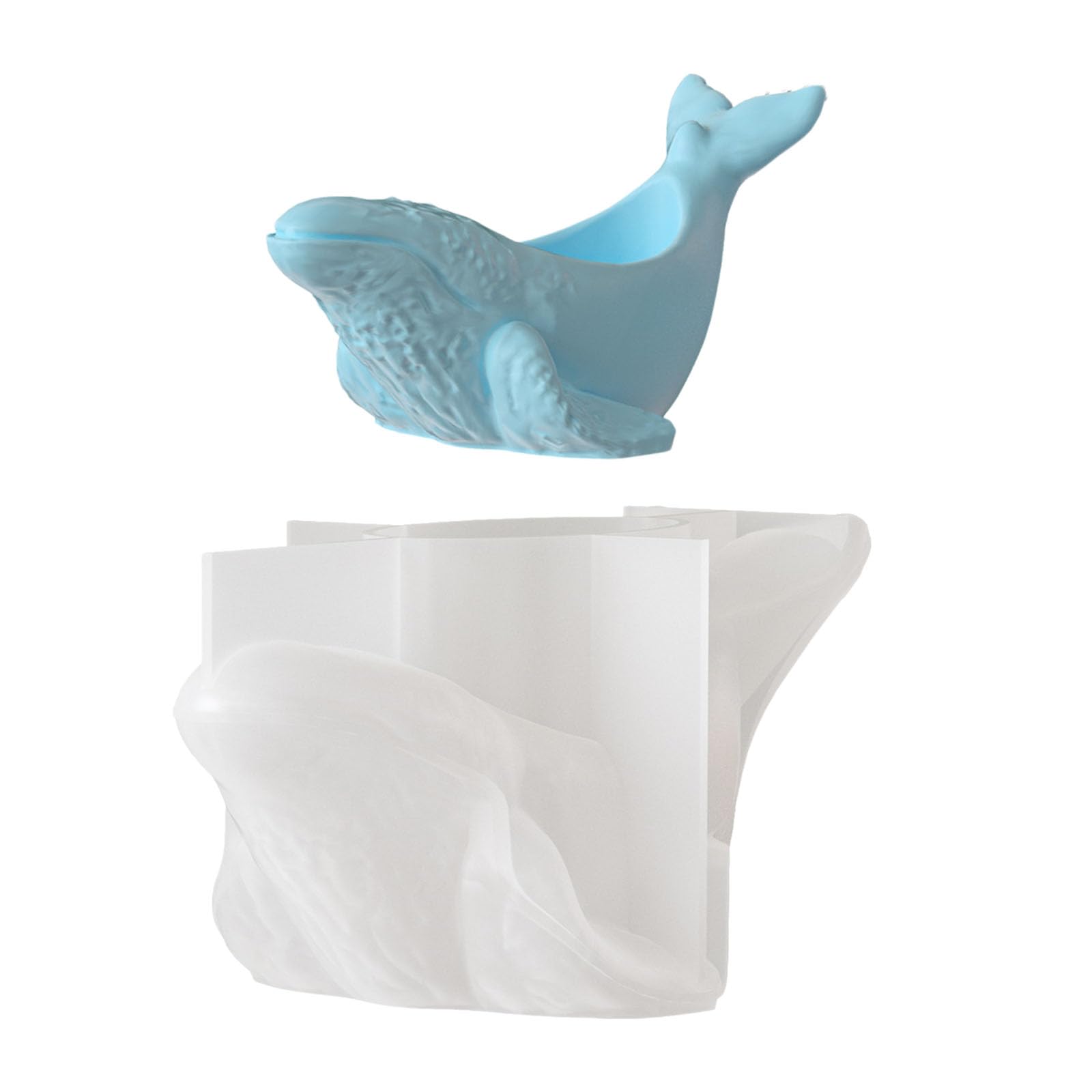 Xinsheinelry Oceanics Themed Making Double Cavity Design for Home Decoration and Projects Whale Candlewax