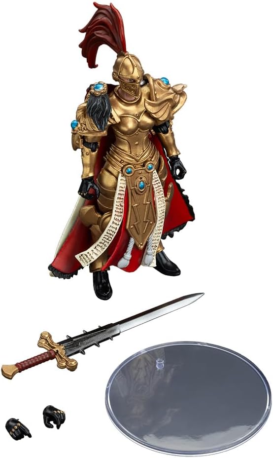 JOYTOY Warhammer The Horus Heresy 1/18 Action Figures Sisters of Silence White Falcons Vigilator Cadre Vigilator Mistress Collection Models Birthday Gifts