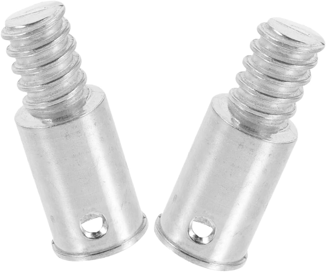 NOLITOY Metal Threaded Broom Handle Adapter 2pcs for Mop Brush Extension