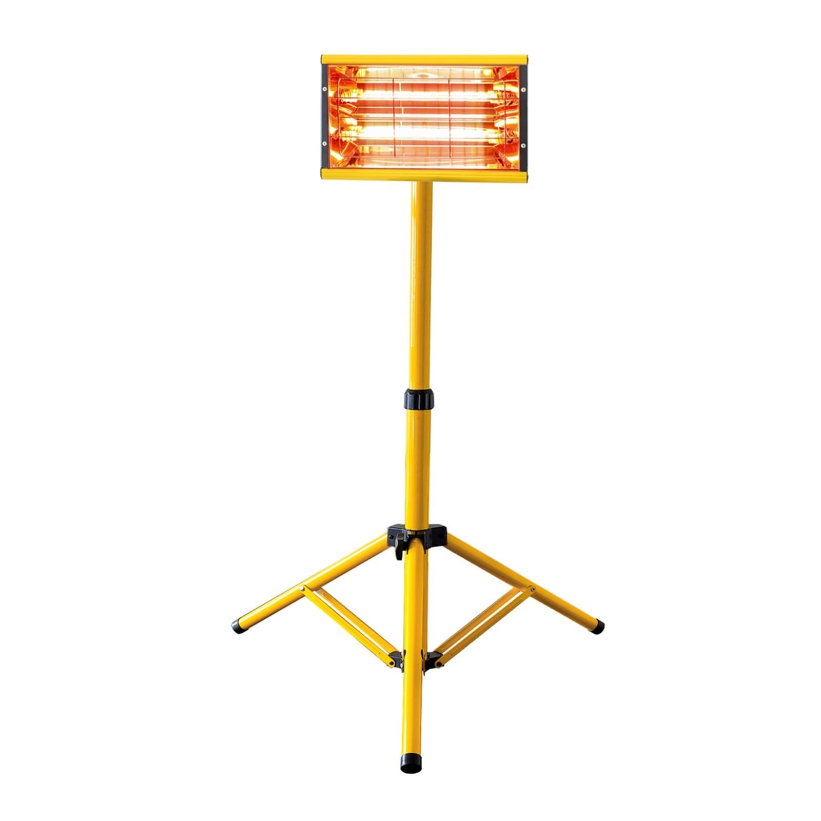 Mthckxjbsuz One Color Infrared Paint Lamp, 2000W Infrared Paint Lamp Handheld Heater Baking Light Shortwave Liftable Car Body Drying