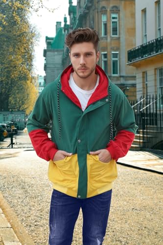 Image of SANGTREE Men's Casual Corduroy Jacket Lightweight Zip Up Vintage Jacket Outerwear