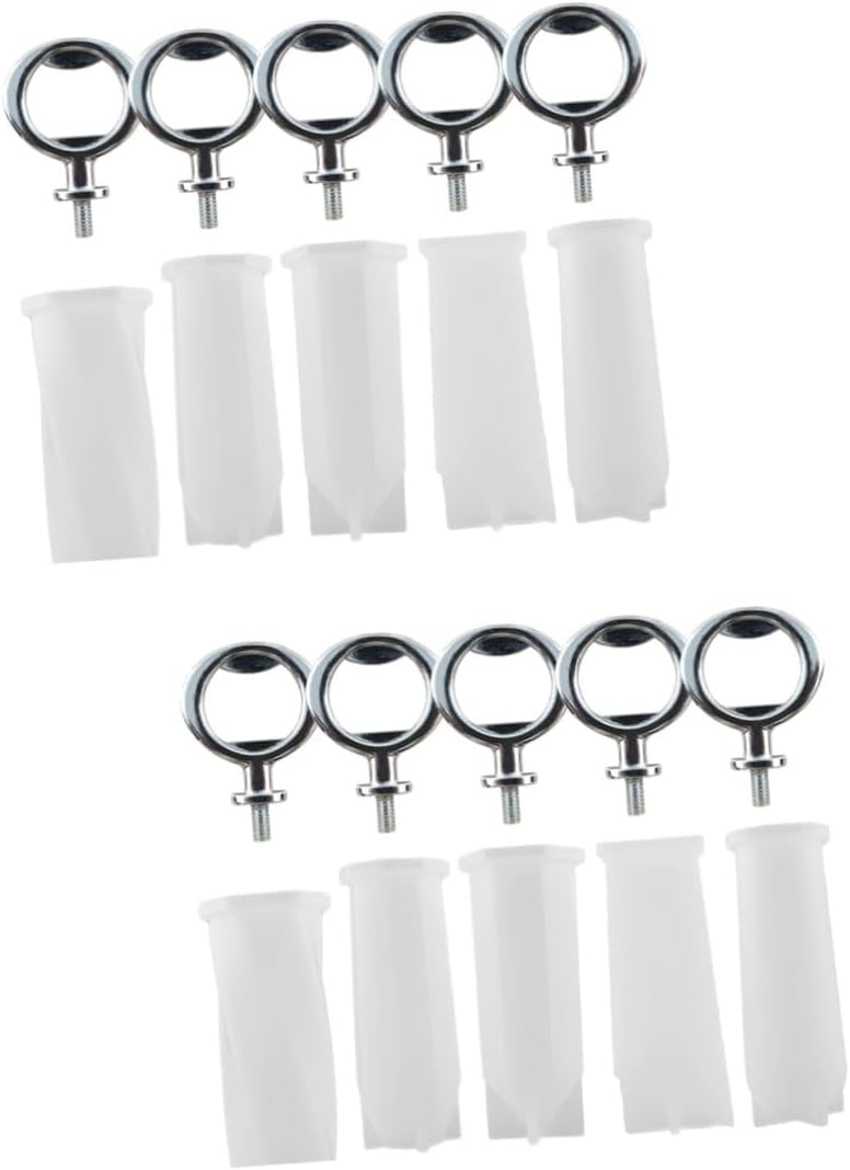 TEHAUX 2sets Silicone Bottle Opener Molds for Wine and Beverage Crafting Resin Silicone Mold Kit Intricate Design Capability and Easy to Use