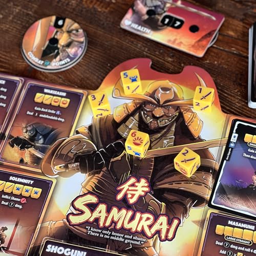 Image of Roxley Games Gunslinger Vs Samurai - dice Throne: Season Two Board Game