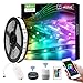 Produktbild LE Smart LED Strip 5M Musik Sync, RGB LED Streifen Wifi, Wlan LED Band, Superhell 5050 Selbstklebend Lichtband, [nur 2.4GHz]Lichterkette mit Fernbedienung, Kompatibel mit Alexa, App, Google Home