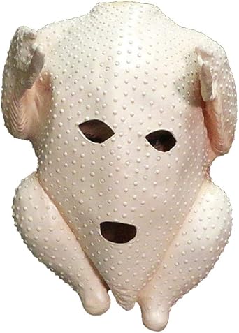 Latex Full Head Animal Turkey Chicken Mask Halloween Thanksgiving Party Carnival Raw Turkey Mask
