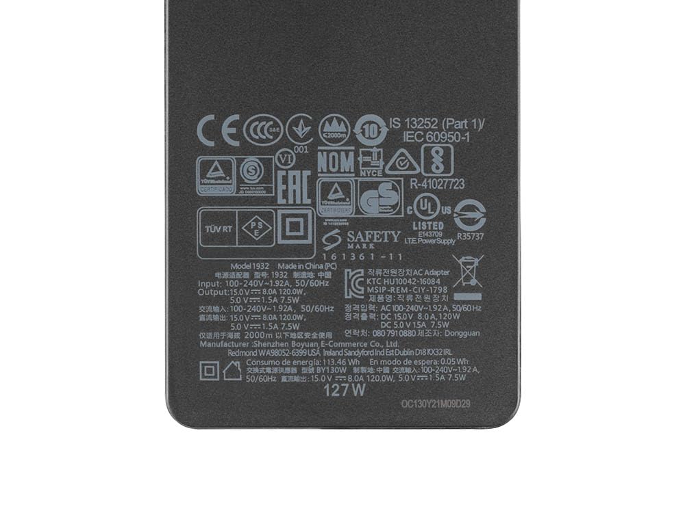 Caricatore Surface Pro, 44W 15V 2.58A (funziona Con 39W/36W/24W