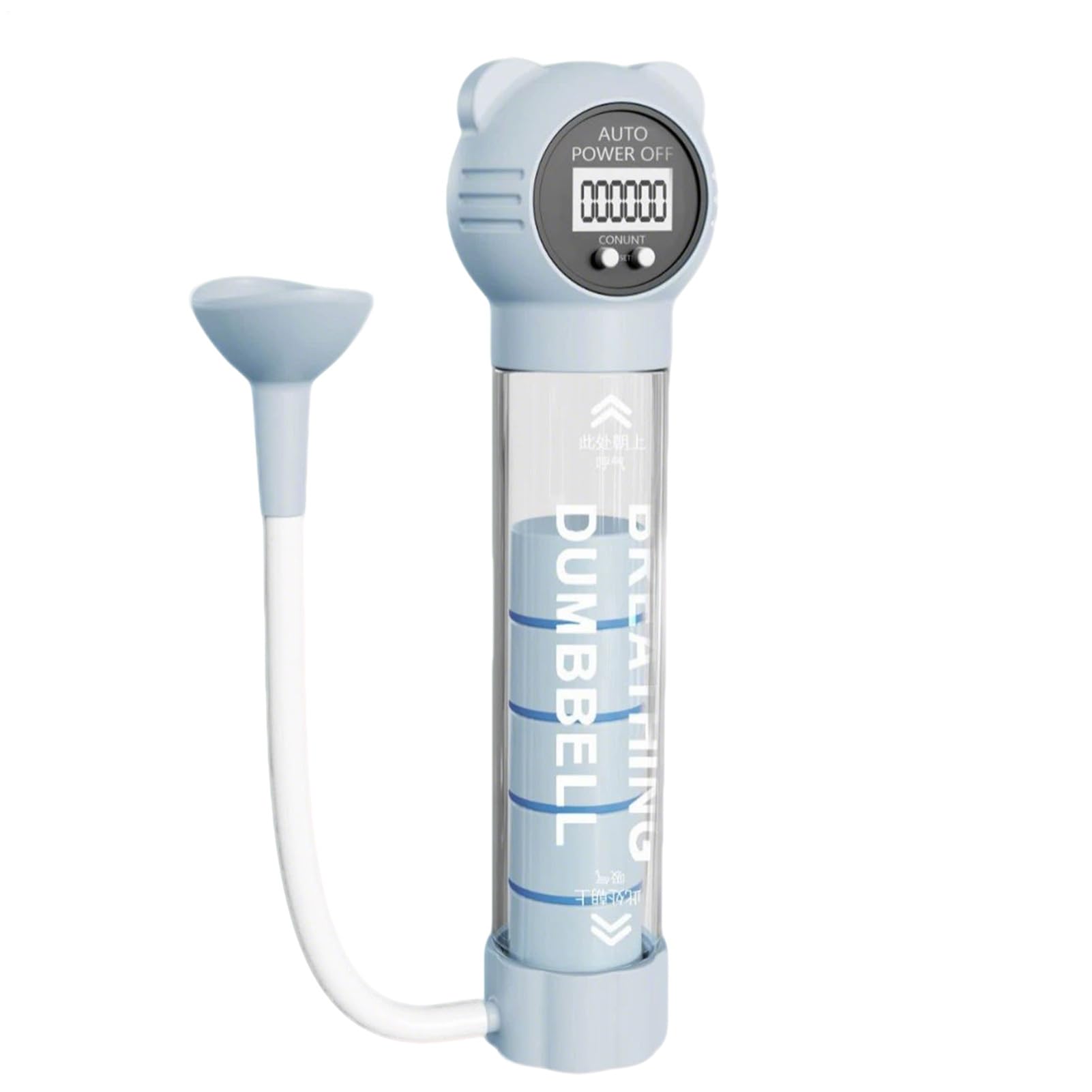 Equipo de manillar para respiración con resistencia ajustable para aumentar resistencia 8