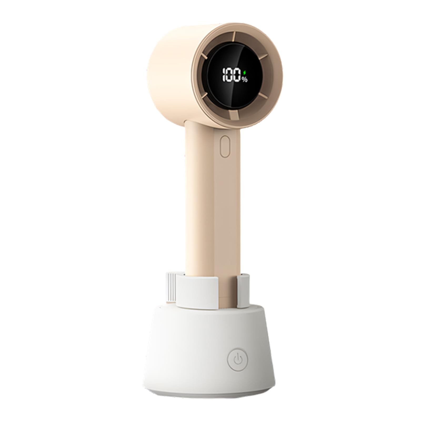 Uqezagpa White Cooling Fan With 2 Wind Modes 90 Degree Adjustable Head For Travel Work Offices Desk Fan