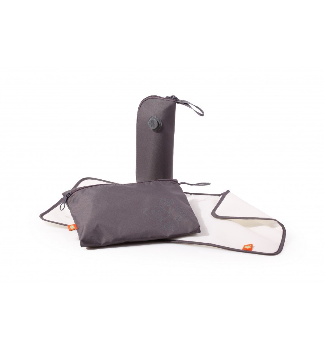 SUMO 34002 Wickeltasche/Wickelrucksack inkl. Zubehör DAMASK, weiß/grau