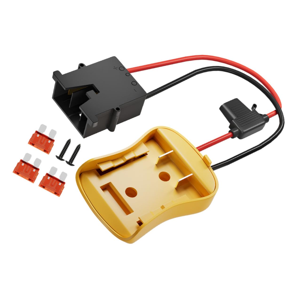 SHINEOFI 5 Pezzi Adattatore Batteria Convertitore Caricabatterie Adattatore Di Alimentazione Adattatore Del Connettore Di Alimentazione Adattatore Fai Da Te Adattatori Ottone