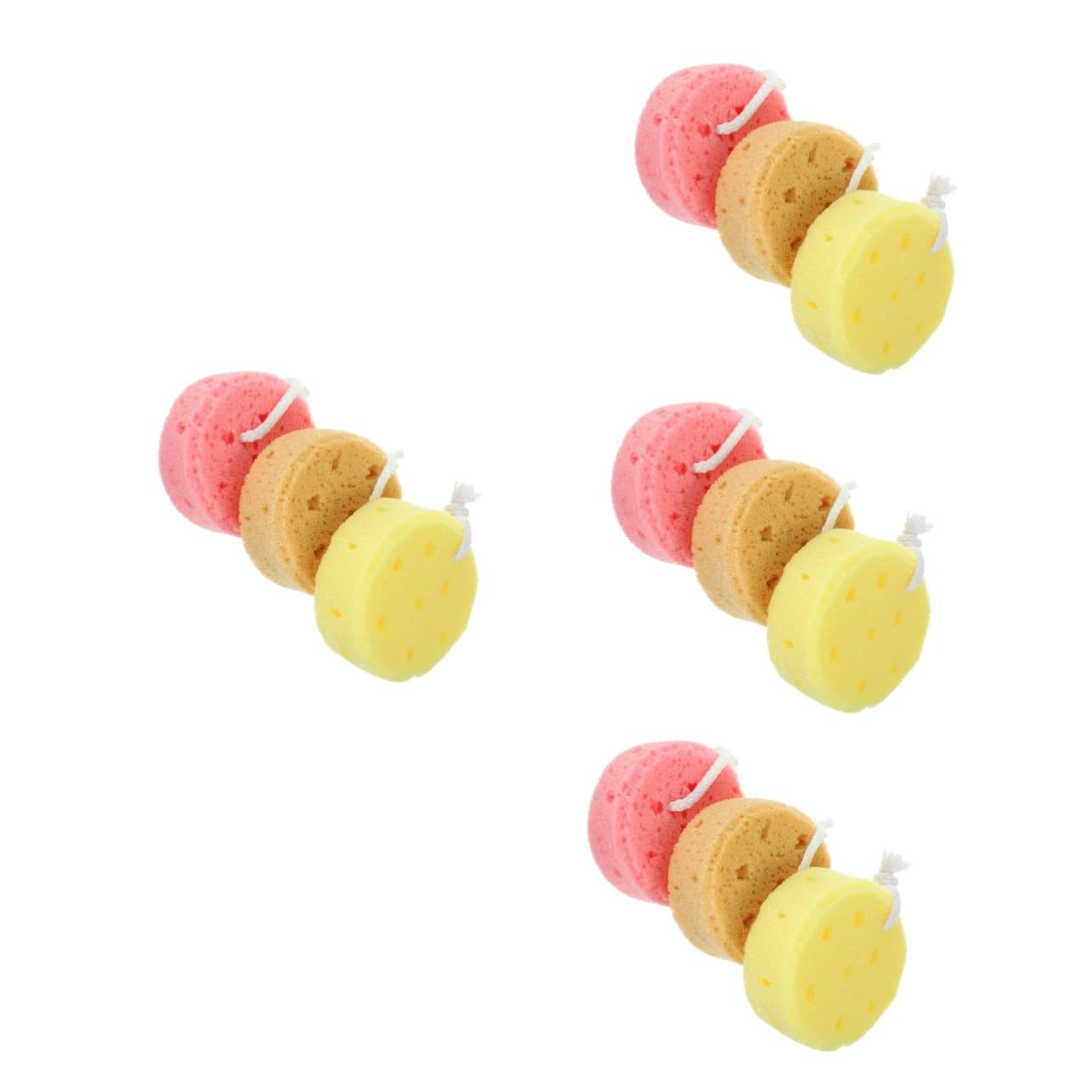 POPETPOP 12 Piezas Esponja De Baño Esponja De Limpieza Esponja Exfoliante Esponja De Ducha Esponjas Para El Cuerpo Esponjas Exfoliantes Esponjas Rosas Esponja Exfoliante De Ducha Productos