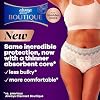 Always Discreet Boutique Incontinence and Postpartum Underwear for Women, Maximum Protection, Large, Rosy, 10 Count