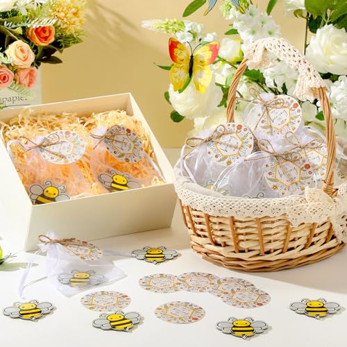 25 sets de imanes decorativos de abeja para refrigerador miniatura 5
