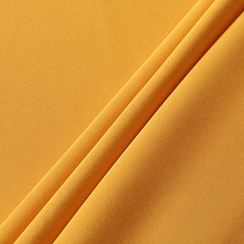 Image of sancua Rectangle Tablecloth - 70 x 90 Inch - Stain and Wrinkle Resistant Washable Polyester Table Cloth, Decorative Fabric Table Cover for Dining Tables, Buffet Parties and Camping, Gold