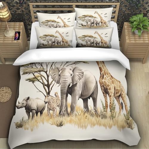 Housse de couette 3D haut de gamme en microfibre rustique - 5