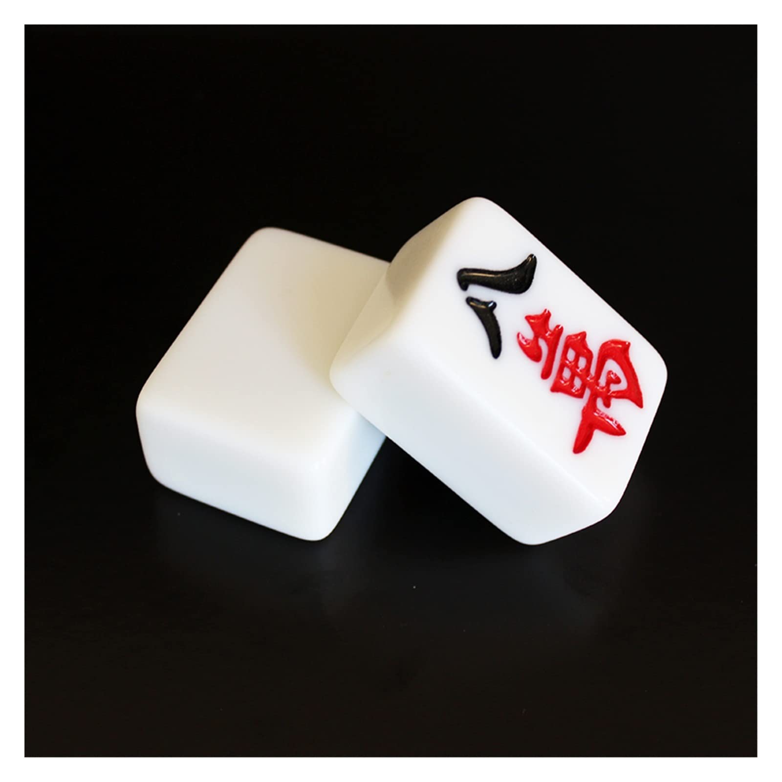 VSOLS Gran ajedrez Profesional Mahjong Juego Mahjong ajedrez Entretenimiento Juego Adulto Familia (Color : 42mm 144 Pieces)