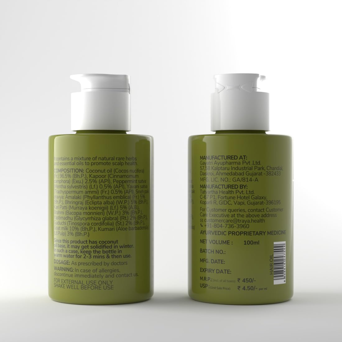 Traya Scalp Oil with Growth Oil Shots for Hair Growth | Contains Coconut, Bhringraj for Hair, ORPL, Wheat Germ and Camphor (87ml) 7 Traya Scalp Oil with Growth Oil Shots for Hair Growth | Contains Coconut, Bhringraj for Hair, ORPL, Wheat Germ and Camphor (87ml)