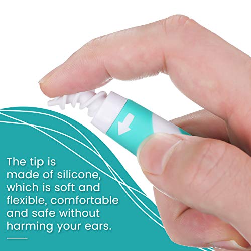image for Earwax Remover-CAMTOA Ear Wax Cleaner,Soft Silicone Spiral Earwax Remo