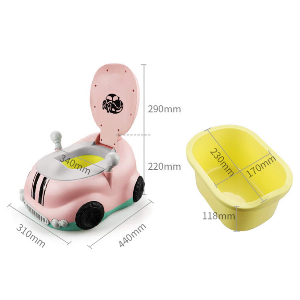 Baby Töpfchen, Jungen und Mädchen Toilettentraining Tragbare Kreative Toilette Abnehmbar Leicht Zu Reinigen Mit Deckel, Geeignet für Kinder von 1-7 Jahren(C)
