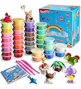 Amazon.com: iFergoo Modeling Clay Kit - 36 Colors Magic Air Dry